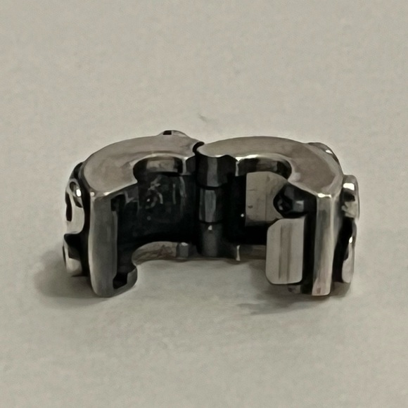 Pandora Sterling Silver Clear CZ Tendril Vine Clip Charm - Picture 4 of 6